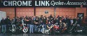 The Chrome Link cycles and accessories, custom built harley davidson motorcyles parts and service