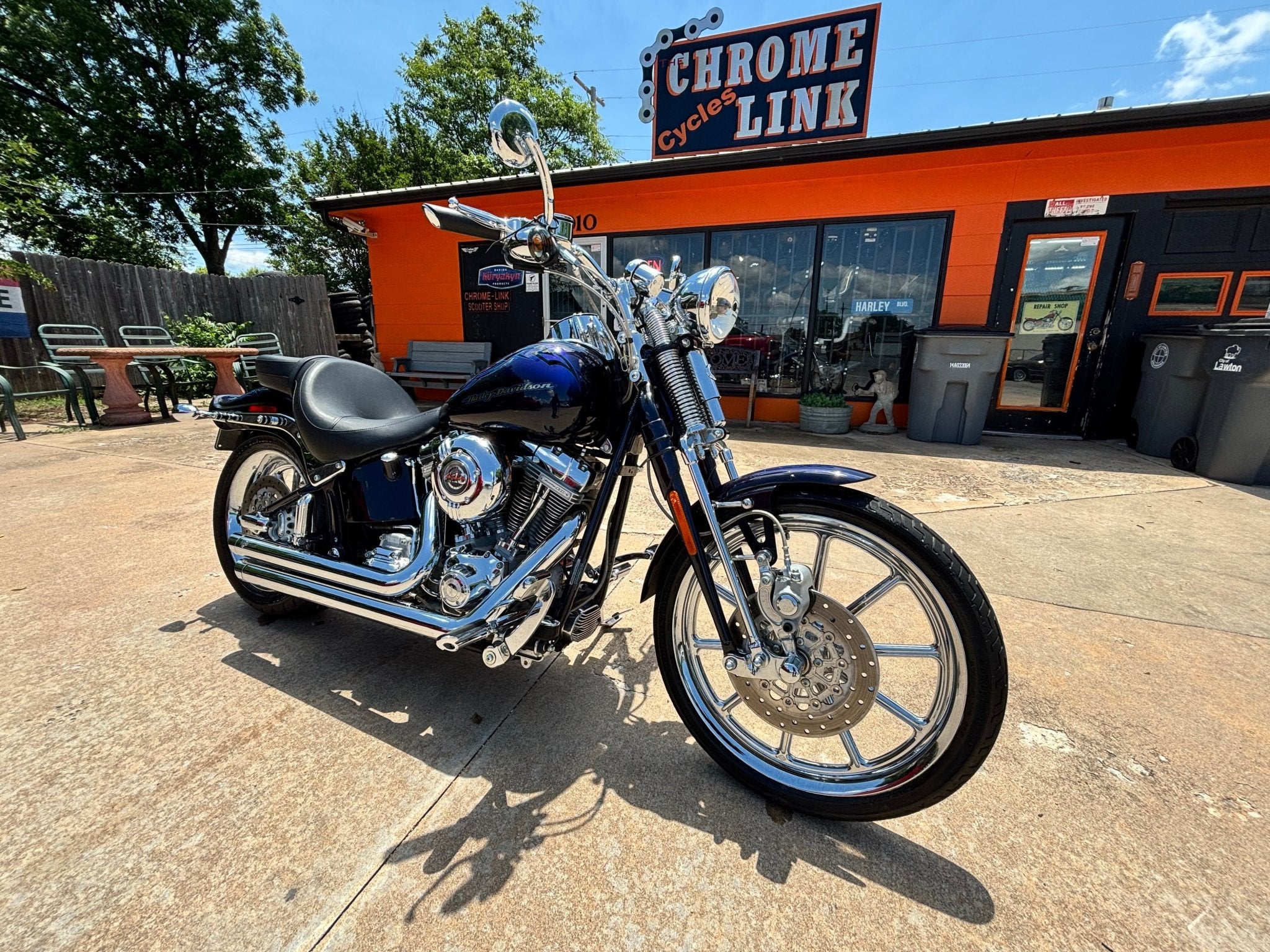 2007 Harley Davidson Softail CVO Springer - The Chrome Link Cycles