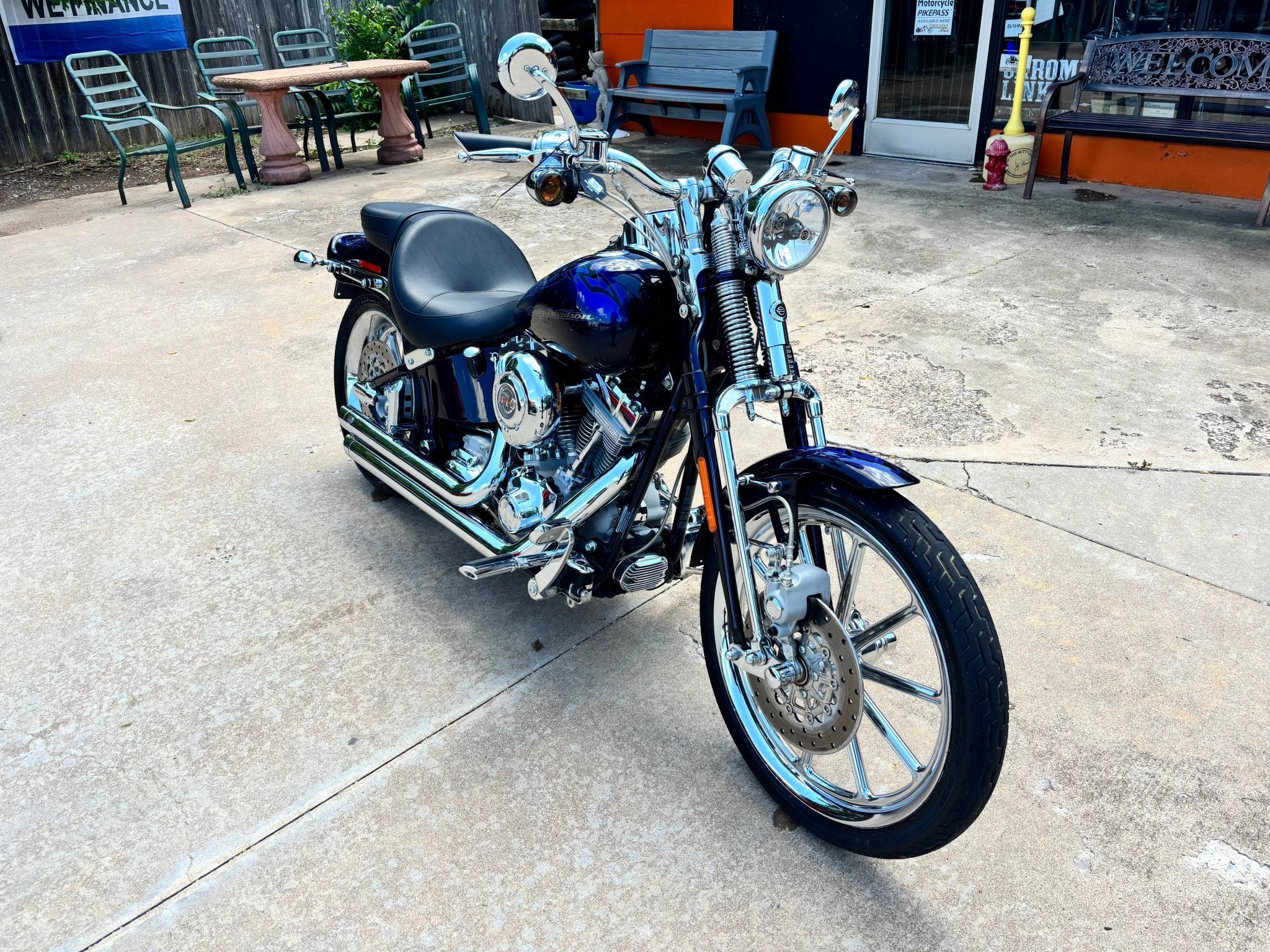 2007 Harley Davidson Softail CVO Springer - The Chrome Link Cycles
