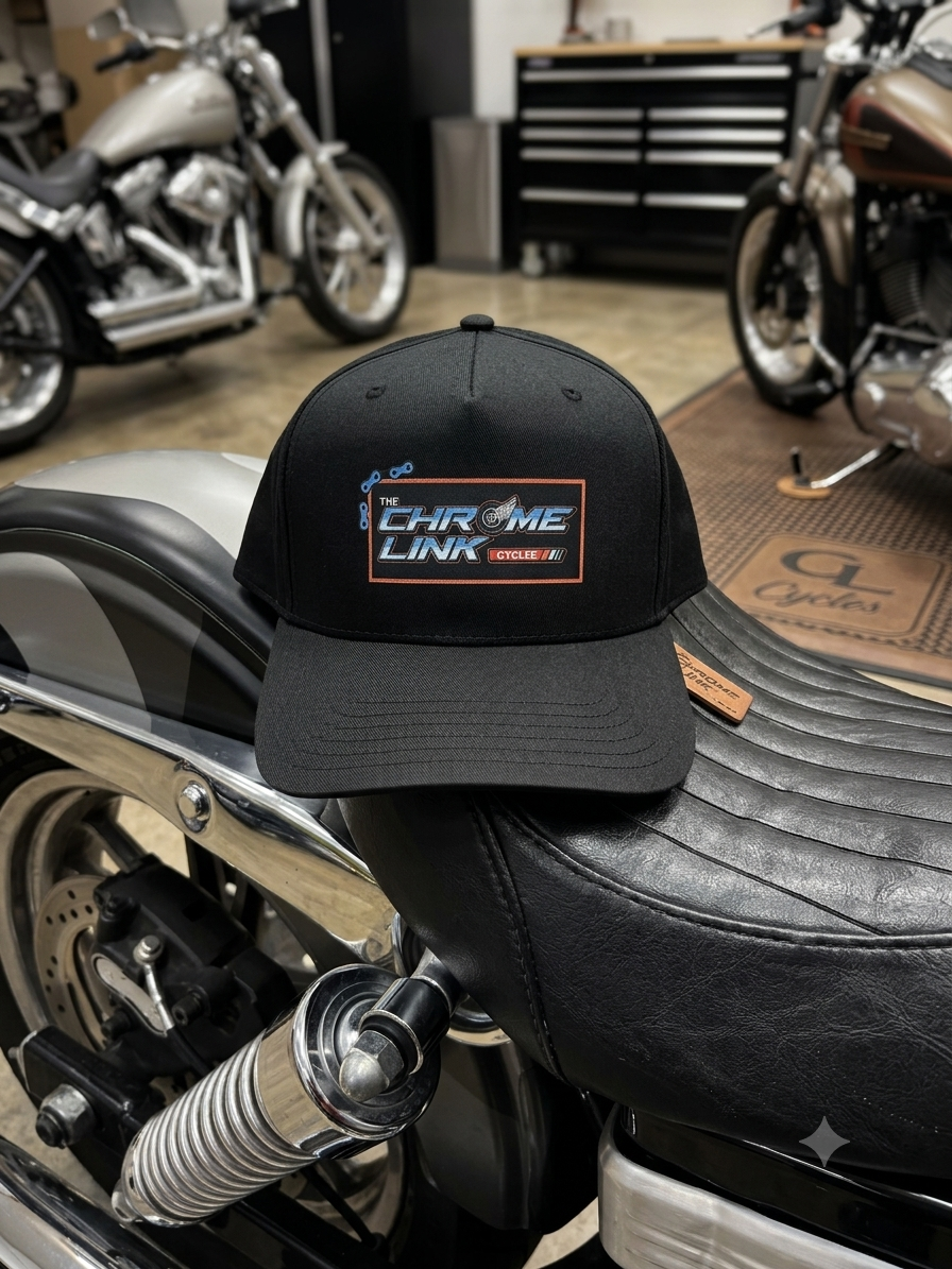 Chrome Link Cycles 5 Panel Snap Back