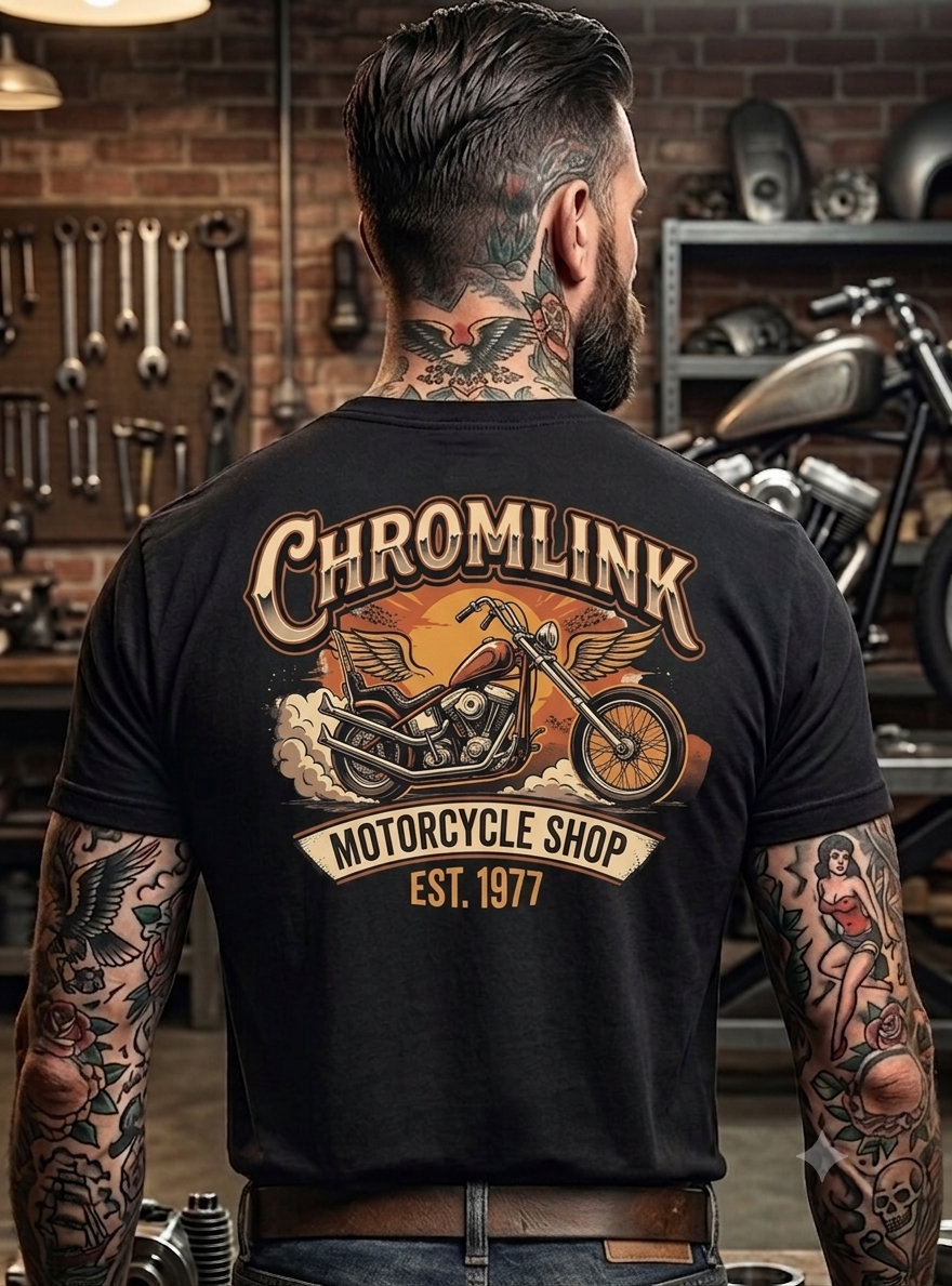 Sun Burst Chopper Tee