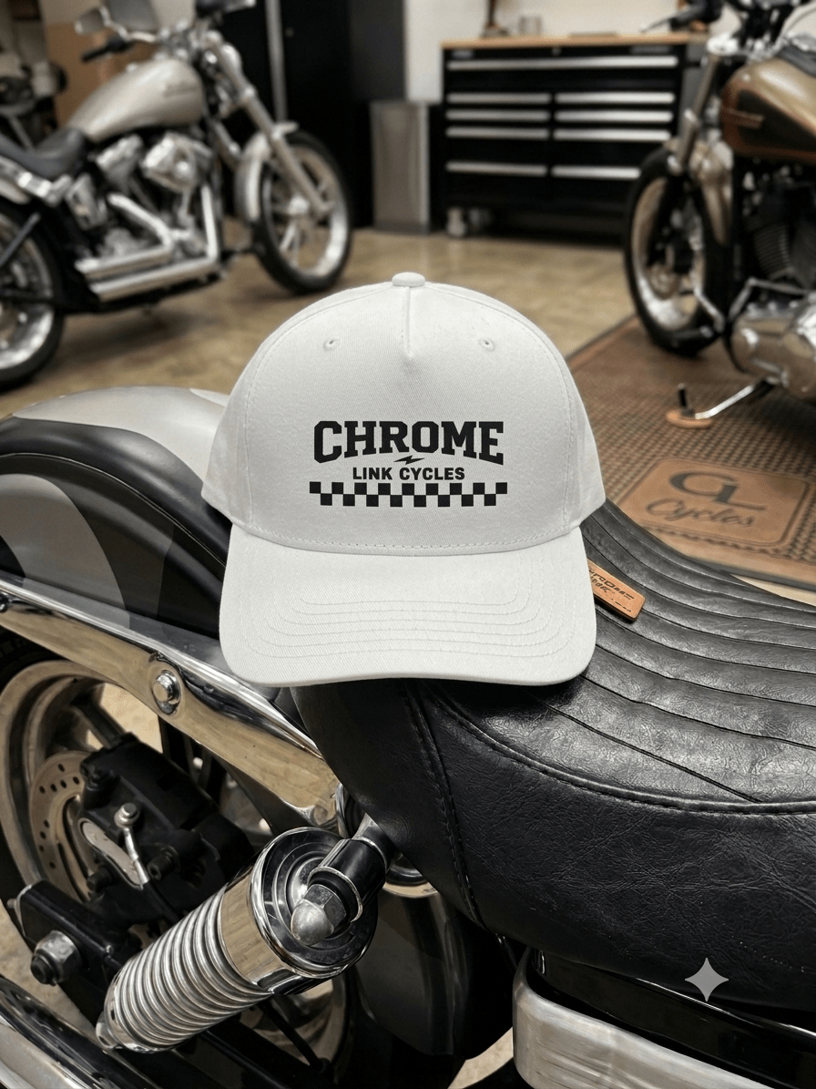Checker Chrome Link Snap Back - The Chrome Link Cycles