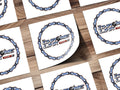 Die Cut Circle Chrome Link Sticker - The Chrome Link Cycles