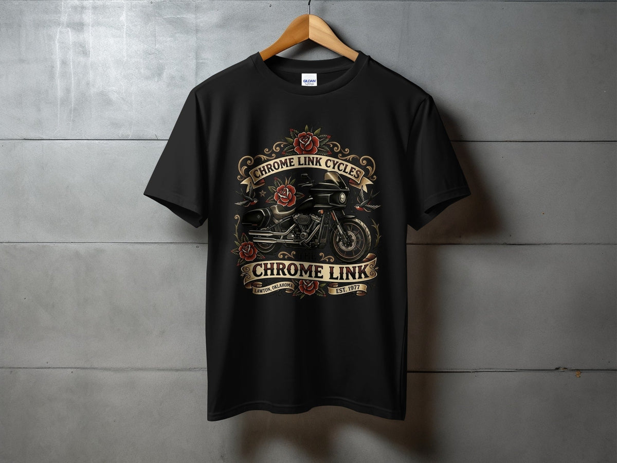 Low Rider ST Chrome Link Tee - The Chrome Link Cycles