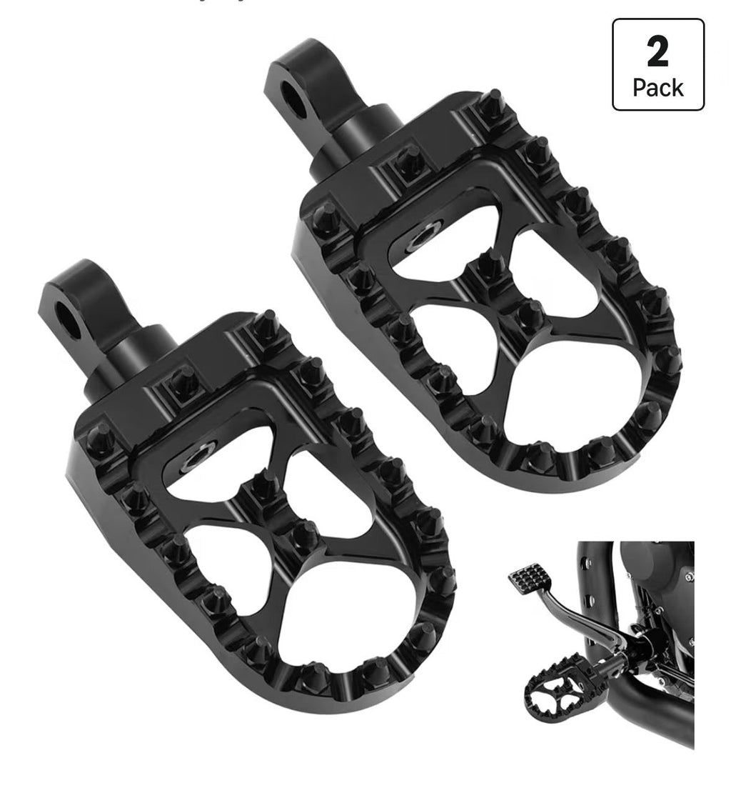 MX Style Foot Pegs - The Chrome Link Cycles