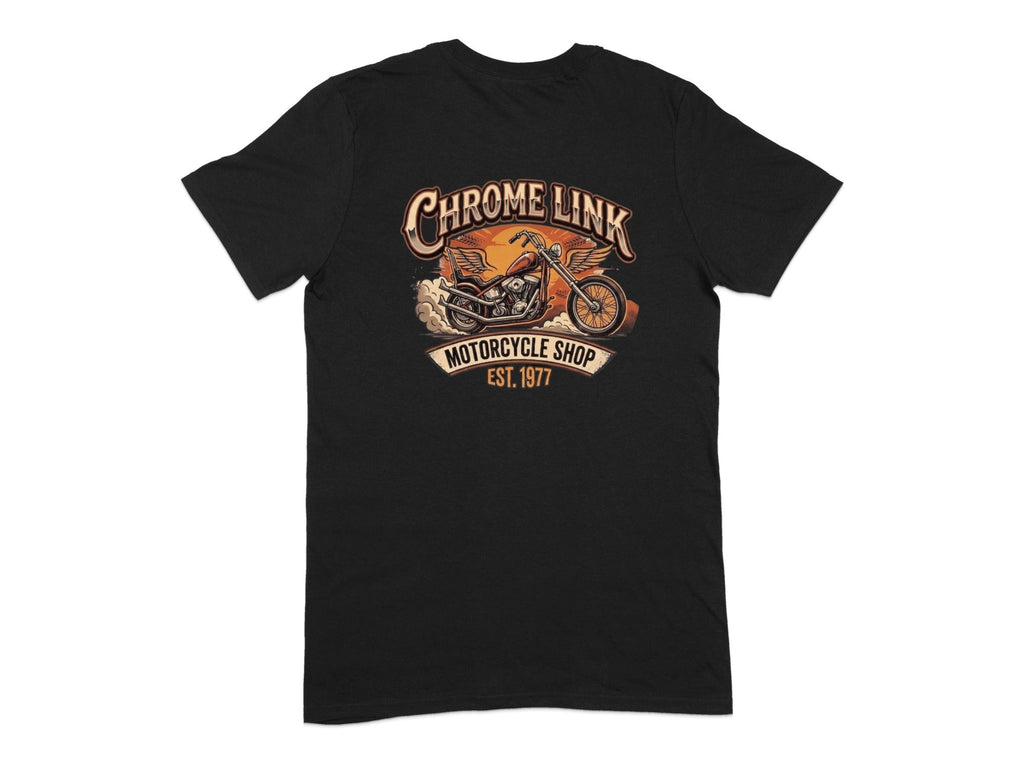 Sun Burst Chopper Tee - The Chrome Link Cycles