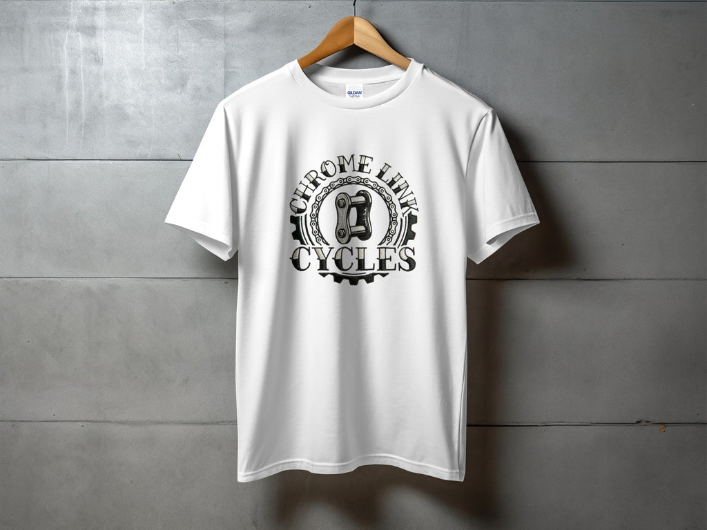 Traditional Chrome Link Tee - The Chrome Link Cycles